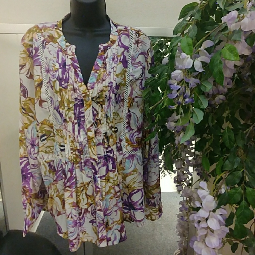 Vintage America Floral Tunic